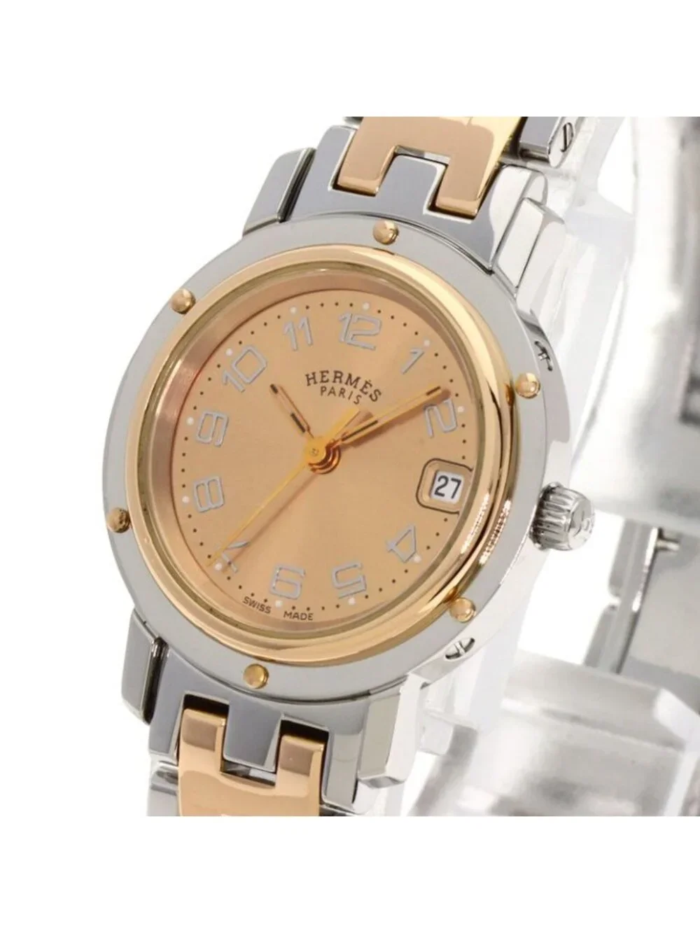 Hermes Clipper New Buckle Watch SS Ssxpgp - Picture 3 of 15